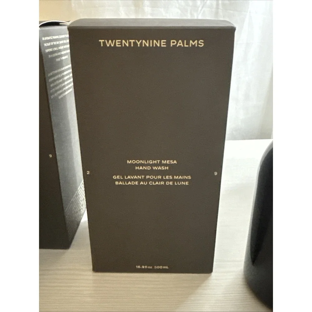 Twenty Nine Palms Body Wash Hand Wash‎ Set 16.9oz Spa Bottles New